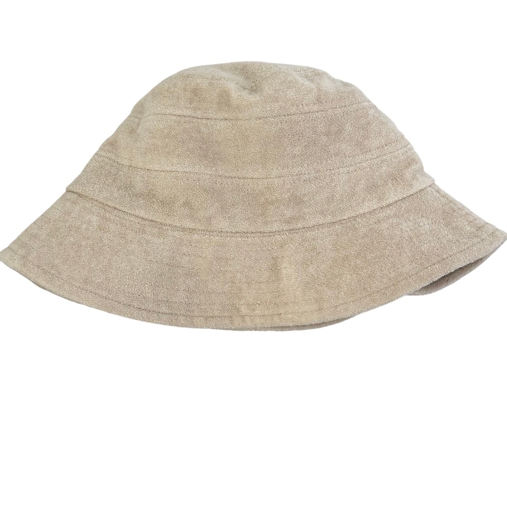 Araminta James Terry Cloth Bucket Hat Cream